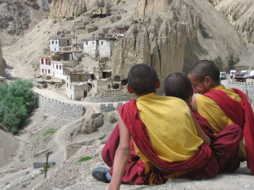 Young Tibetan monks